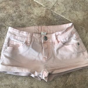 Justice pink shorts